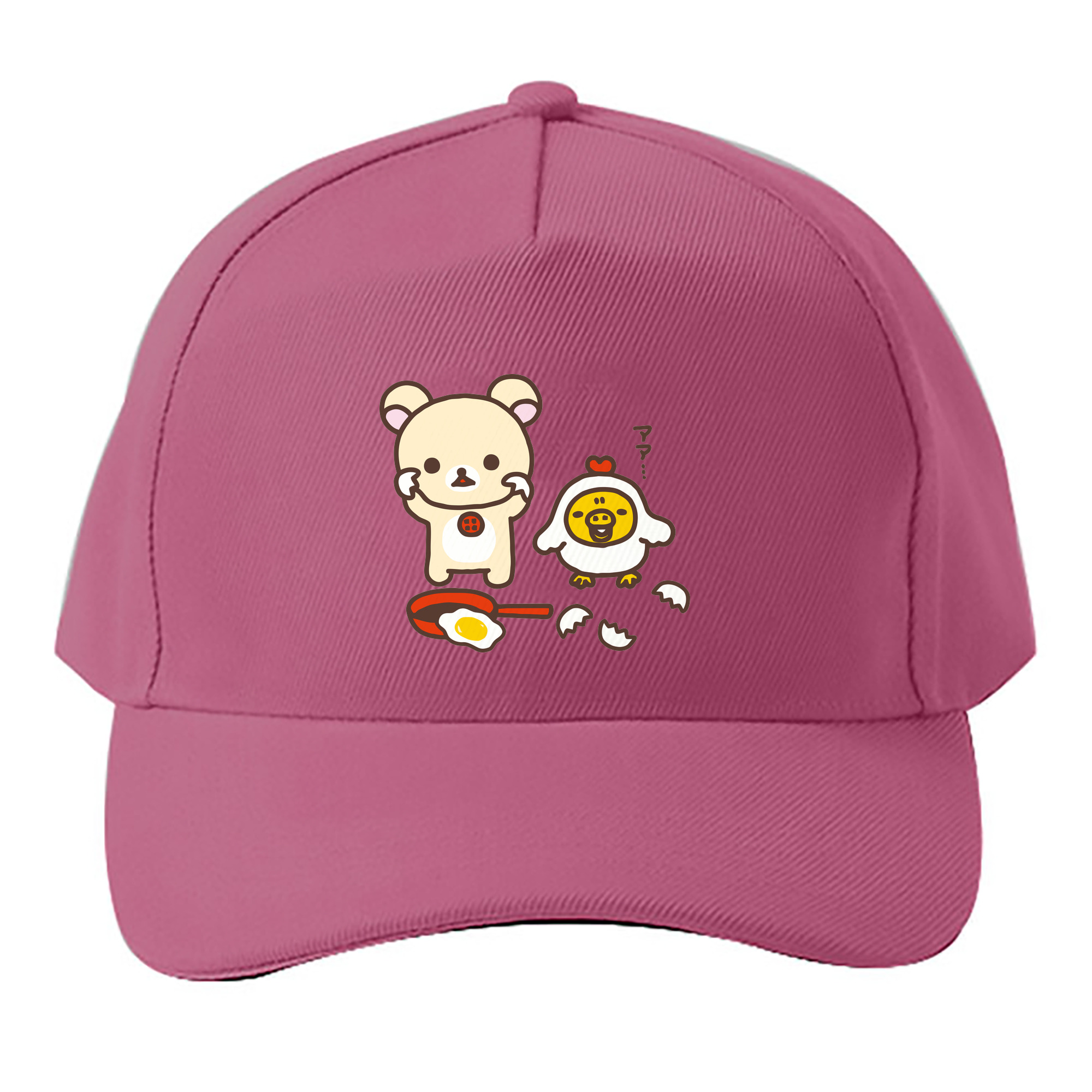 （画像用） リラックマ リラックマ キイロイトリ Rilakkuma Korilakkuma Kiiroitori ベースボールキャップ 綿100％ 男女兼用 帽子 スポーツ